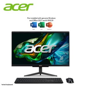 Acer Aspire C241610-305W11 23.8" FHD All-In-One Desktop PC ( i3-N305, 8GB, 512GB SSD, Intel, W11, HS )