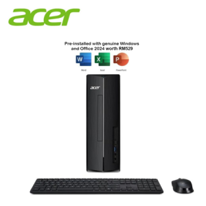 Acer Aspire XC1860-225W11S Desktop PC Black ( CU5-225, 8GB, 512GB SSD, Intel, W11, HS+M365 )