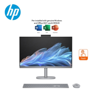 HP OmniStudio X 27-cs0004D 27" FHD Touch All-in-One Desktop PC Meteor Silver ( CU7-155H, 16GB, 1TB SSD, Intel, W11, H&S+M365 )