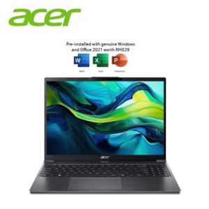 Acer Aspire Go 15 AG15-51P-50N3 15.3" WUXGA Laptop Steel Grey ( i5-1334u, 16GB, 512GB SSD, Intel, W11, HS+M365 )