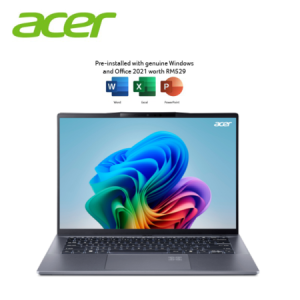 Acer Swift Go 14 AI SFG14-01-X49U 14.5" WUXGA Laptop ( Snapdragon X Plus, 16GB, 1TB SSD, Qualcomm, W11, HS+M365 )