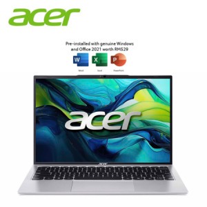 Acer Aspire Lite 14 AL14-52M-57RN 14" WUXGA Laptop Pure Silver ( i5-1334U, 16GB, 512GB SSD, Intel, W11, HS+M365 )