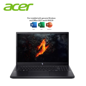 Acer Nitro V 15 ANV15-41-R0XX 15.6" FHD 165Hz Gaming Laptop ( R5-7535HS, 8GB, 512GB SSD, RTX2050 4GB, W11, HS+M365 )