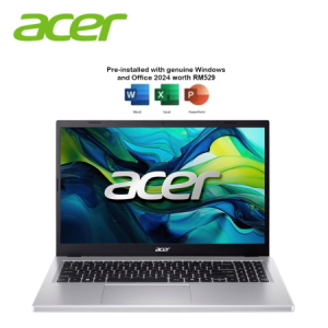 Acer Aspire Go 15 AG15-41P-R6R5 15.6" FHD Laptop Pure Silver ( R5-7535HS, 16GB, 512GB SSD, ATI, W11, HS+M365 )