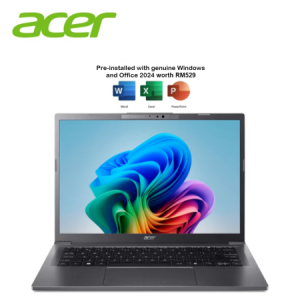 Acer Aspire 14 AI A14-52M-75EK 14" WUXGA Laptop Steel Grey ( CU7-258V, 32GB, 1TB SSD, Intel, W11, HS+M365 )