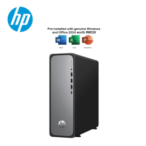 HP OmniDesk S03-0002D Slim Desktop PC ( i5-14400, 8GB, 512GB SSD, Intel, W11, H&S+M365 )