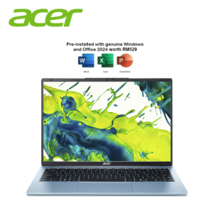Acer Aspire Lite 14 AL14-32P-319D 14" WUXGA Laptop Fresh Blue ( i3-N355, 8GB, 512GB SSD, Intel, W11, HS+M365 )