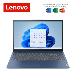 Lenovo IdeaPad Slim 3 15ABR8 82XM00JCMJ 15.6'' FHD Laptop Abyss Blue ( Ryzen 5 7430U, 16GB, 512GB SSD, ATI, W11, HS )