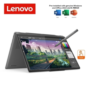 Lenovo Yoga 7 14AHP9 83DK00A0MJ 14" WUXGA IPS 2-in-1 Touch Laptop Grey (Ryzen 7 8840HS, 16GB, 512GB SSD, ATI, W11, HS )
