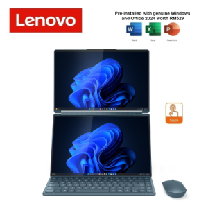 Lenovo Yoga Book 9 14IAH10 83KJ001EMJ 14" 2.8K OLED Touch Laptop ( CU7-255H, 32GB, 1TB SSD, Intel, W11, HS+M365 )