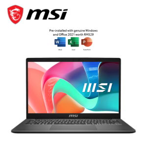MSI Modern 13 F13MG-017 13.3" FHD Laptop Platinum Gray ( i5-1335U, 16GB, 512GB SSD, Intel, W11, H&S )