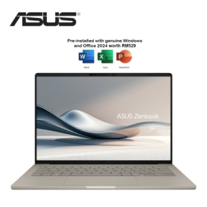 Asus Zenbook A14 UX3407Q-ASB0226WS 14" WUXGA Laptop Zabriskie Beige ( X1 26 100, 32GB, 1TB SSD, Qualcomm, W11, HS+M365 )