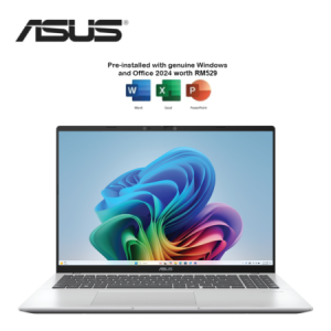 Asus Vivobook 16 A1607Q-AMB056WS 16"WUXGA Cool Silver Laptop ( X1 26 100, 16GB, 1TB, Qualcomm, W11, HS+M365 )