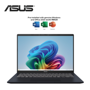 Asus Vivobook 14 A1407Q-ALY076WS 14" WUXGA Quiet Blue Laptop ( X1 26 100, 16GB, 1TB, Qualcomm, W11, HS+M365 )