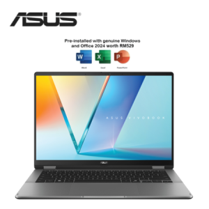 Asus Vivobook 14 Flip TP3407S-AQL028WS 14" WUXGA OLED Touch Laptop ( CU7-258V, 32GB, 1TB, ARC, W11, HS+M365 )
