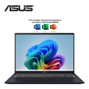 Asus Vivobook 16 M1607K-AMB075WS 16'' WUXGA Laptop Quiet Blue ( Ryzen AI 7 350, 16GB, 512GB SSD, ATI, W11, HS+M365 )