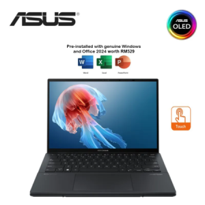 Asus Zenbook Duo 14 OLED UX8406C-APZ052WS 14" 3K Touch Laptop Inkwell Gray ( CU9-285H, 32GB, 2TB, Intel Arc, W11, HS+M365 )
