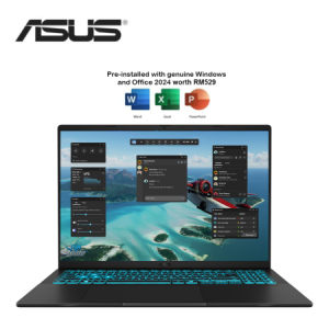 Asus V16 V3607V-URP205WS 16'' WUXGA Gaming Laptop Black ( C5-210H, 16GB, 512GB SSD, RTX4050 6GB, W11, HS+M365 )