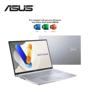 Asus Vivobook 16 A1605V-AMB9089WS 16'' WUXGA Laptop Cool Silver ( i5-13420H, 16GB, 512GB SSD, Intel, W11, HS+M365 )