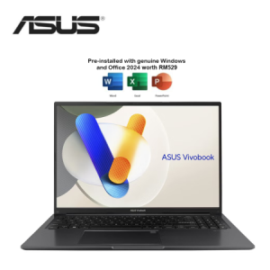 Asus Vivobook 16 A1605V-APB045WMS 16'' WUXGA Laptop Indie Black ( Core 7 150U, 16GB, 1TB SSD, Intel, W11, HS+M365 )
