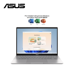 Asus Vivobook S14 S3407V-ALY066WS 14" WUXGA Cool Silver Laptop ( I5-13420H, 8GB, 1TB SSD, Intel UHD, W11, HS+M365 )