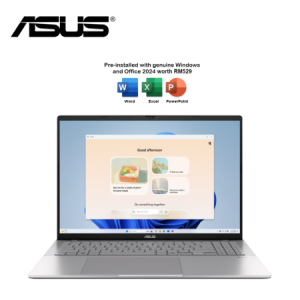 Asus VivoBook S 16 S3607V-ARP166WS 16'' WUXGA Laptop Cool Silver ( i5-13420H, 16GB, 1TB SSD, Intel, W11, HS+M365 )