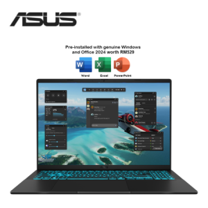 Asus V16 V3607V-HRP206WS 16'' WUXGA Gaming Laptop Black ( C5-210H, 16GB, 512GB SSD, RTX5050 8GB, W11, HS+M365 )