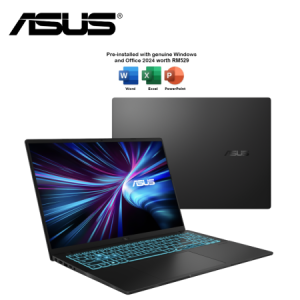 Asus V16 V3607V-MRP207WS 16'' WUXGA Gaming Laptop Black ( C5-210H, 16GB, 512GB SSD, RTX5060 8GB, W11, HS+M365 )