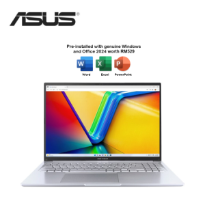 Asus Vivobook 16 A1605V-APMB036WMS 16'' WUXGA Laptop Silver ( Core 5 120U, 16GB, 512GB SSD, Intel, W11, HS+M365 )