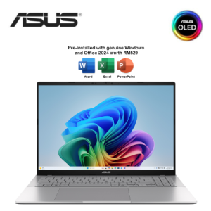 Asus VivoBook S 16 OLED S3607Q-ASH146WS 16" WUXGA Laptop Cool Silver ( X1 26 100, 16GB, 1TB SSD, Qualcomm, W11, HS+M365 )