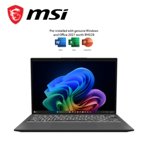 MSI Prestige 13 AI+ Evo A2VMG-027 13.3" 2.8K OLED Laptop Stellar Gray ( CU7-258V, 32GB, 1TB SSD, Intel Arc, W11, H&S )