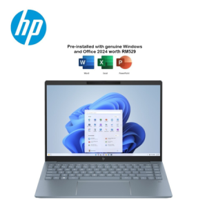 HP Pavilion Plus 14-ew1115TU 14" WQXGA OLED Laptop Moonlight Blue ( CU5-125H, 16GB, 512GB SSD, Intel Arc, W11, HS+M365 )