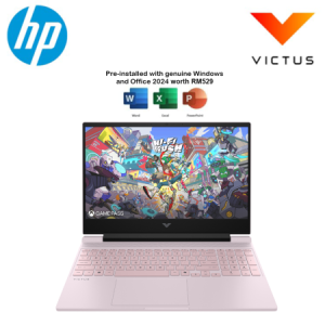 HP Victus 15-fa2166TX 15.6" FHD 144Hz Gaming Laptop Powder Pink ( i5-13420H, 16GB, 512GB SSD, RTX2050 4GB, W11, HS+M365 )