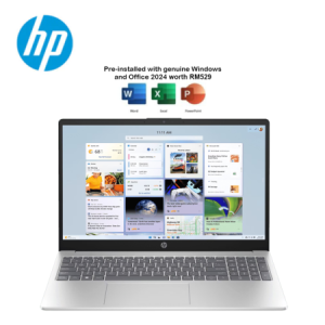 HP 15-fd0621TU 15.6" FHD Laptop Natural Silver ( C5-120U, 8GB, 512GB SSD, Intel, W11, HS+M365 )