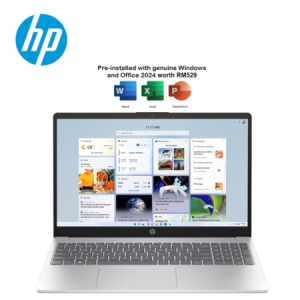 HP 15-fc0583AU 15.6" FHD Laptop Natural Silver ( Ryzen 5 7430U, 16GB, 512GB SSD, ATI, W11, HS+M365 )