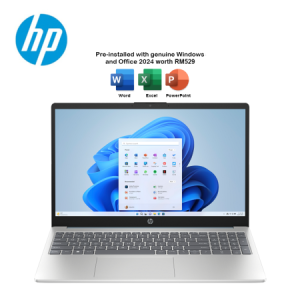 HP 15-fd0471TU 15.6" FHD Laptop Moonlight Blue ( N100, 8GB, 512GB SSD, Intel, W11, HS+M365 )