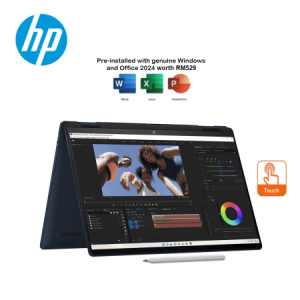 HP Envy x360 14-FC0183TU 14'' WUXGA Touch 2-in-1 Laptop Atmospheric Blue ( CU5-125U, 16GB, 512GB SSD, Intel, W11, HS+M365 )